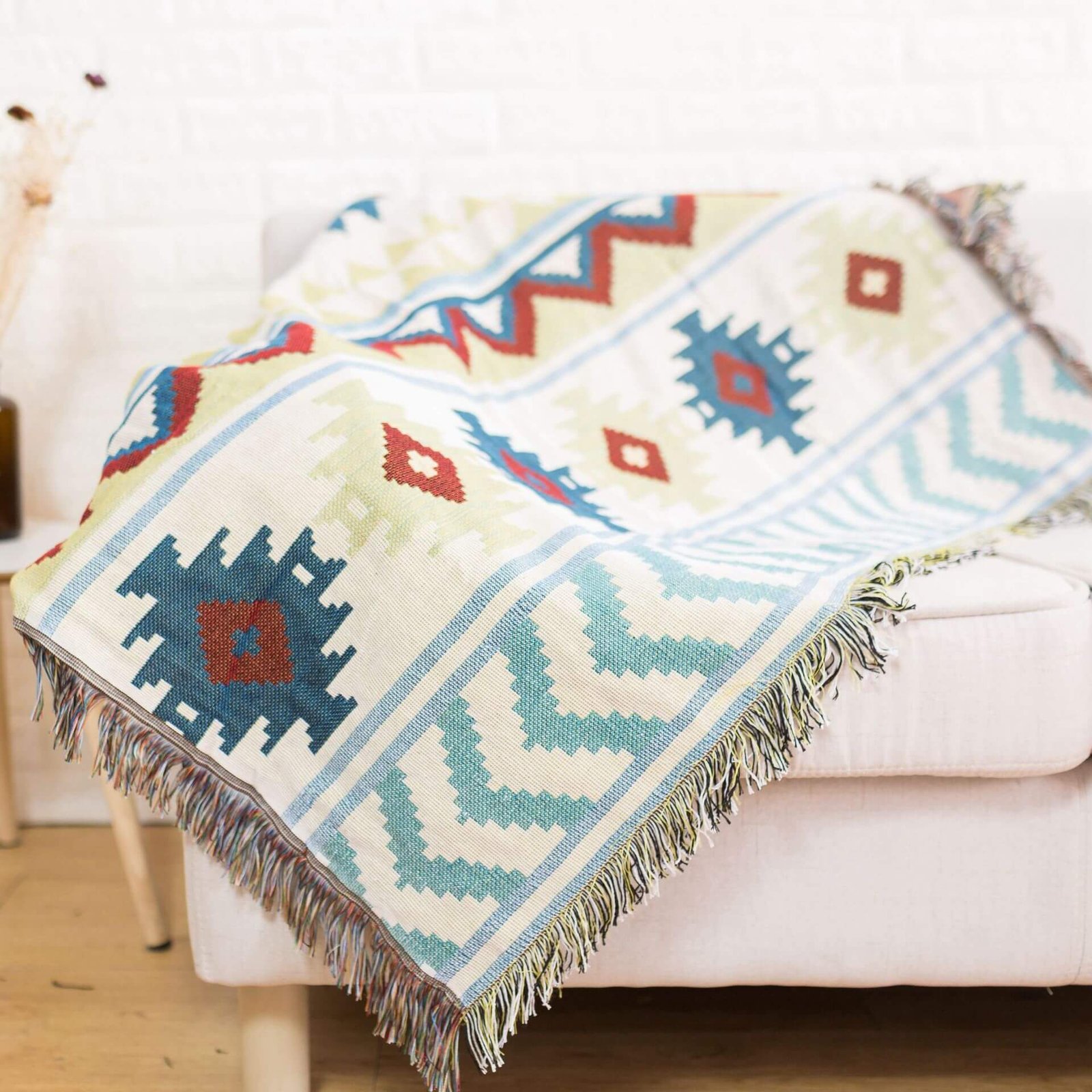Geometrical design jacquard tapestry sofa throw covers Huayeah Textile